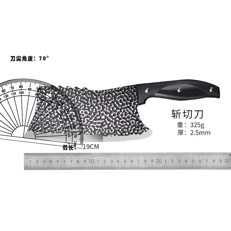 Lâmina de Aço Inoxidável Forjada, Alta Resistência e Precisão Profissional - Faca DecoEdge Osso Pro - Decora Byte