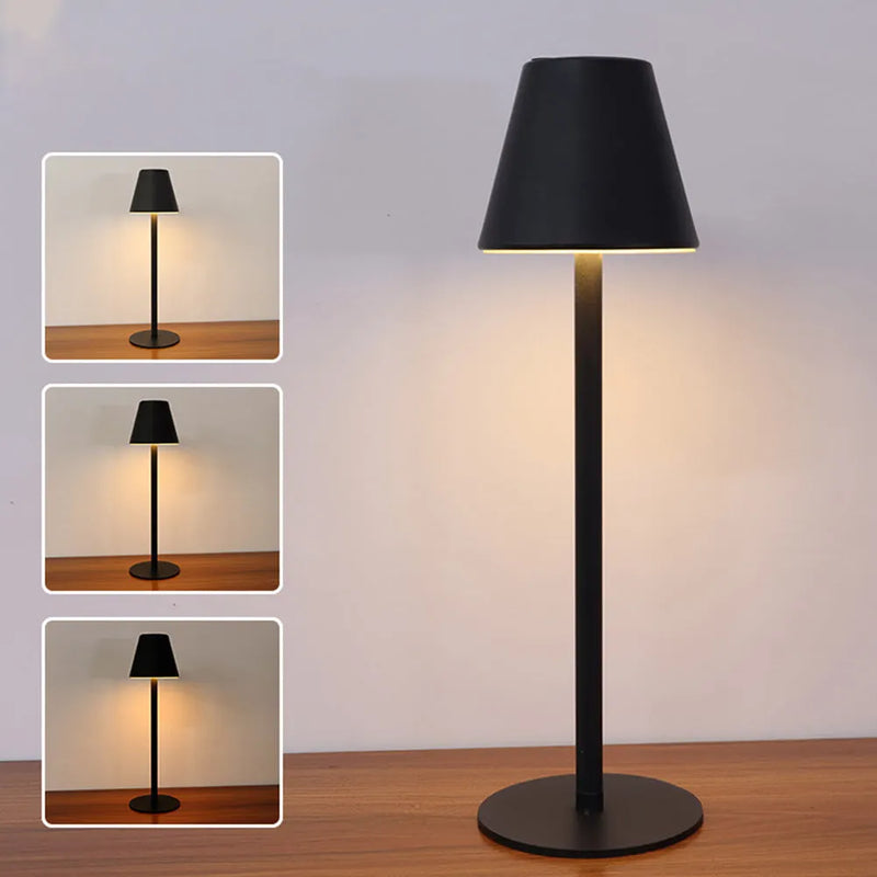 Luminária de Mesa Escritório Recarregável USB - Elegante, Regulável e com Bateria de Longa Duração - Decora Byte