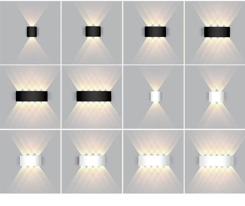 Arandela de Parede Externa em LED à Prova d'Água - Elegância e Resistência para Sua Casa - Decora Byte