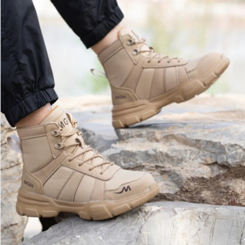 Bota IronSafe com Biqueira de Aço, Solado Antiderrapante e Proteção contra Perfurações - Decora Byte