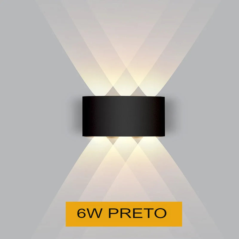 Arandela de Parede Externa em LED à Prova d'Água - Elegância e Resistência para Sua Casa - Decora Byte