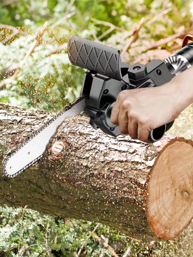 Kit Adaptador de Motosserra para Furadeira e Parafusadeira Elétrica - Corte Preciso e Multifuncionalidade com Drill Chainsaw 6 Pol - Decora Byte