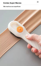 Escova com Dispenser de Sabão para Tênis e Sapatos - Limpeza Prática e Eficiente - Decora Byte