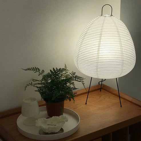 Luminária Japonesa Tulip Shoji em Papel de Arroz