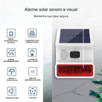 Sistema de Alarme Solar Wifi Segurança Doméstica Luz e Sirene