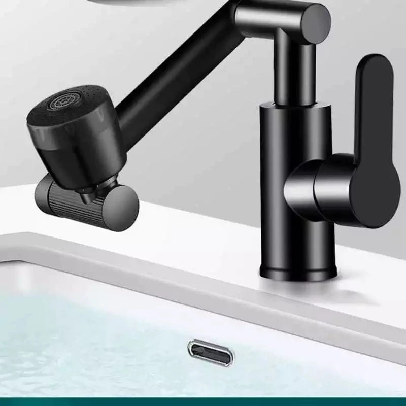 Torneira de Pia Giratória 1080° com Água Quente e Fria