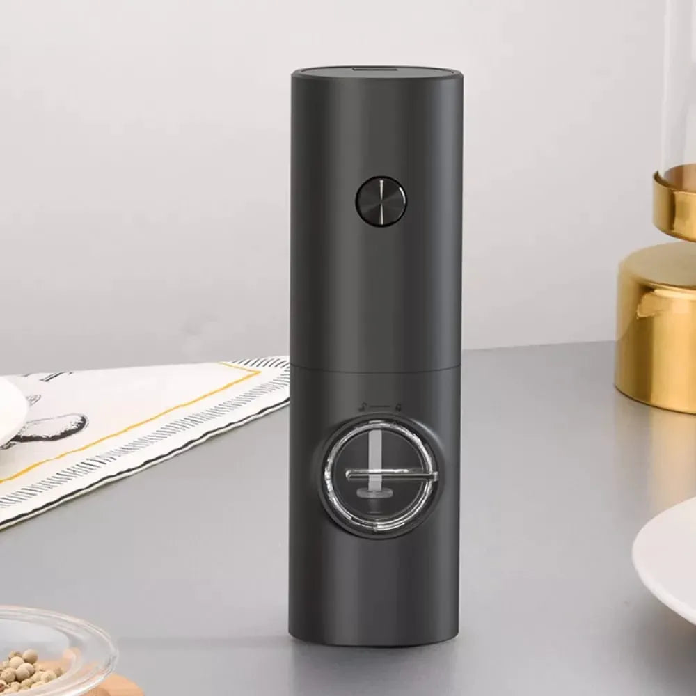Moedor Elétrico de Pimenta e Sal com LED – Compre 1, Leve 2 | Ajuste Fino e Grosso