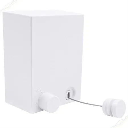 Varal Invisível Retrátil de Aço Inoxidável – 4,2m e Capacidade 20kg