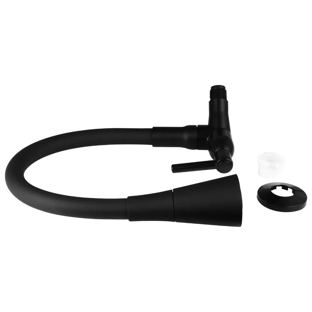 Torneira Gourmet Flexível Black Matte com Jato Duplo – BlackFlex Pro 1/2"
