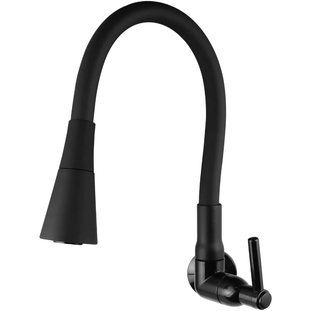 Torneira Gourmet Flexível Black Matte com Jato Duplo – BlackFlex Pro 1/2"