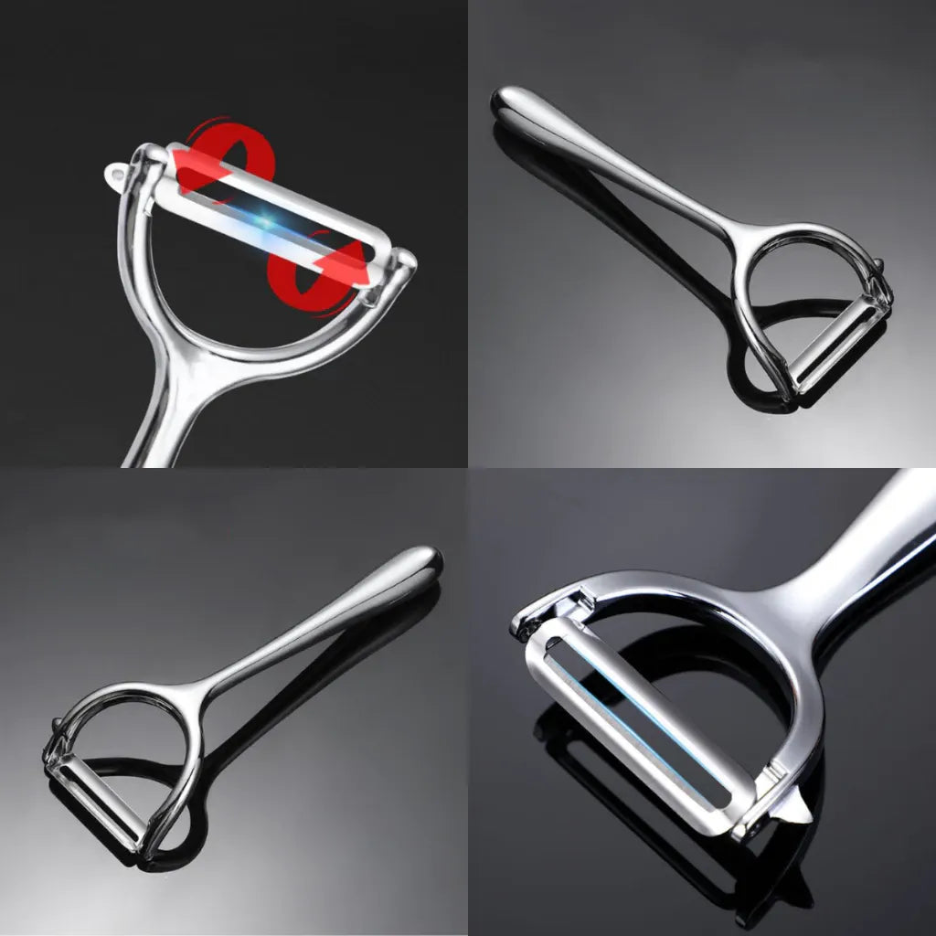 Descascador Ergonômico Inox™ – Legumes e Frutas com Facilidade