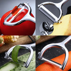 Descascador Ergonômico Inox™ – Legumes e Frutas com Facilidade