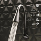 Torneira Gourmet Flexível Black Matte com Jato Duplo – BlackFlex Pro 1/2"