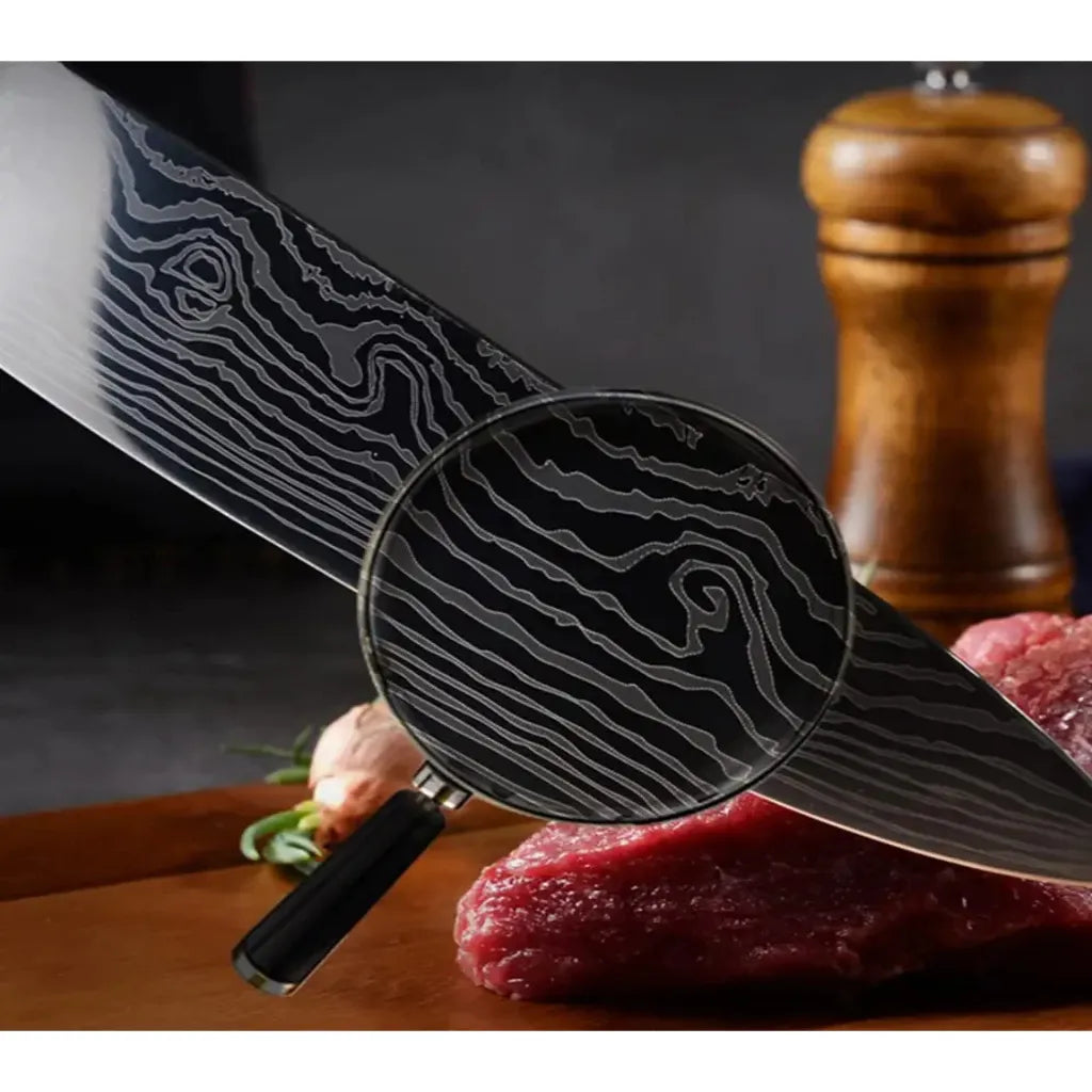 Faca do Chef Xituo™ – Corte Profissional 8" em Aço Inox Premium