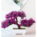 Bonsai Decorativo com Vaso Branco – 25cm | Toque de Paz para Seu Ambiente