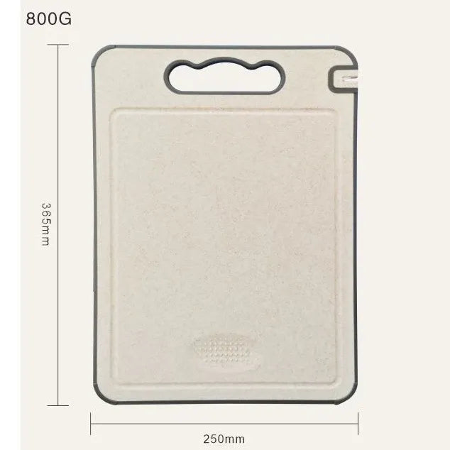 Tábua Antibacteriana Inox com Afiador Dupla Face