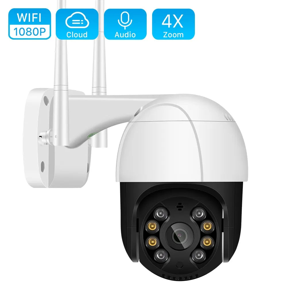 Câmera de Segurança SecureMax 360 WiFi - Monitoramento Panorâmico com Detecção de Movimento e Acesso Remoto - Decora Byte