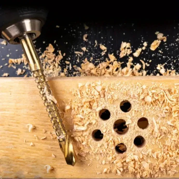 Kit com Brocas Escalonadas de Titanium 7 em 1 – Brocas Profissionais para Metal, Madeira e PVC