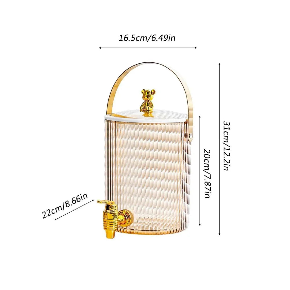 Dispenser Transparente de Bebidas Portátil 3,6L