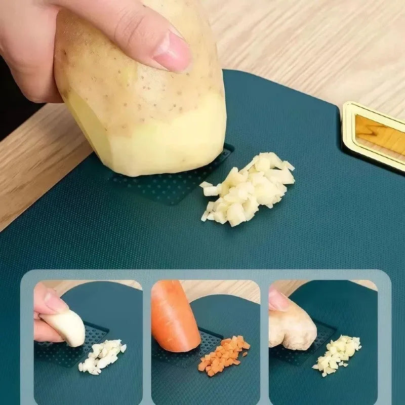 Tábua de Corte Reversível com Alça Antiderrapante