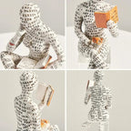 Escultura Abstrata Decorativa em Resina