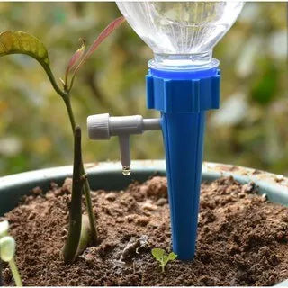 Regador Automático Gotejador Regulável - Sistema de Irrigação para Plantas com Garrafa PET