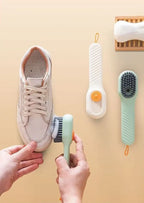 Escova com Dispenser de Sabão para Tênis e Sapatos - Limpeza Prática e Eficiente - Decora Byte