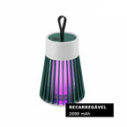 Lâmpada Mata Mosquitos Ultravioleta - Elimina Pernilongos e Mosquitos com Luz UV, Silenciosa e Atóxica - Decora Byte