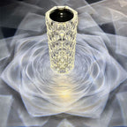 Luminária de Cristal LED com Projetor de 16 Cores - Decoração Elegante e Atmosfera Personalizada - Decora Byte