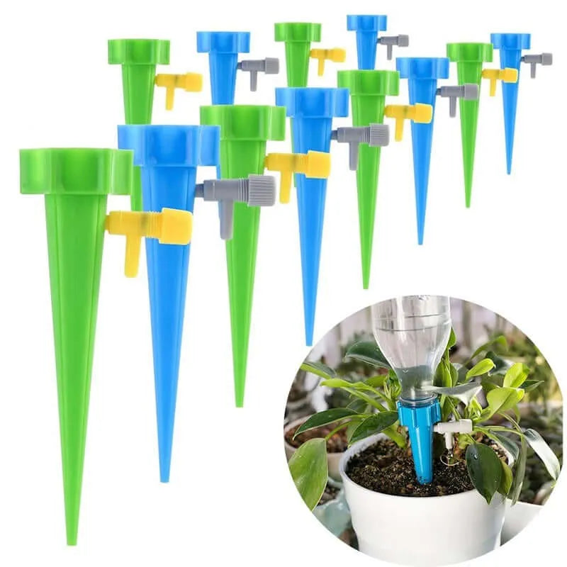 Regador Automático Gotejador Regulável - Sistema de Irrigação para Plantas com Garrafa PET