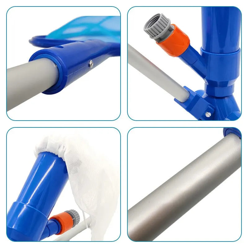 Aspirador de Piscina a Vácuo - Limpeza Rápida e Eficiente para Sua Piscina - Decora Byte