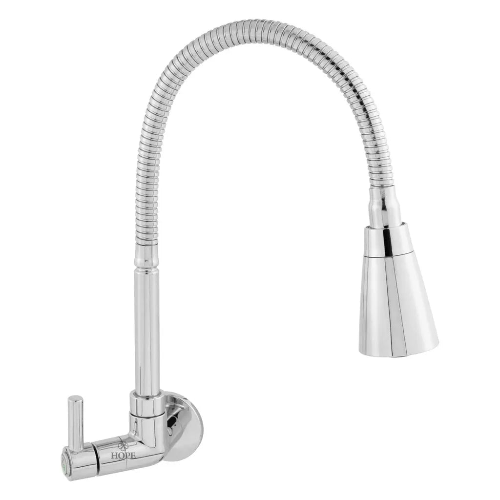 Torneira Gourmet Flexível Inox Cromada com Jato Duplo – FlexShine Pro 1/2"