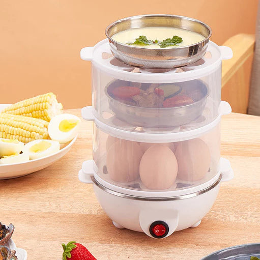 Cozedor Elétrico de Ovos e Legumes a Vapor