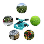 Aspersor Giratório DecoJet 360° - Irrigação Automática e Precisa para Seu Jardim - Decora Byte