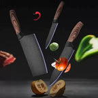 Kit Facas Inox 6 em 1 com Cabos Ergonômicos – Aço Premium para Cozinha Profissional