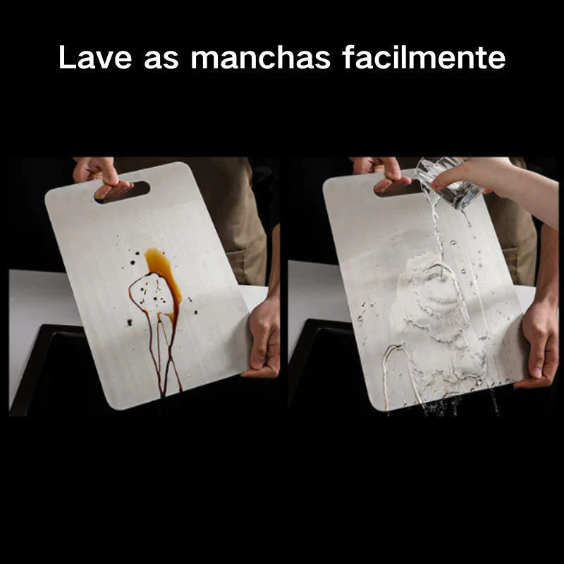Tábua de Corte em Aço Inoxidável 304
