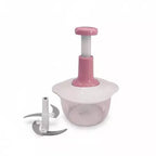 Triturador Manual 1.5L com Pressão – Processador de Alimentos Sem Corda