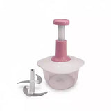 Triturador Manual 1.5L com Pressão – Processador de Alimentos Sem Corda