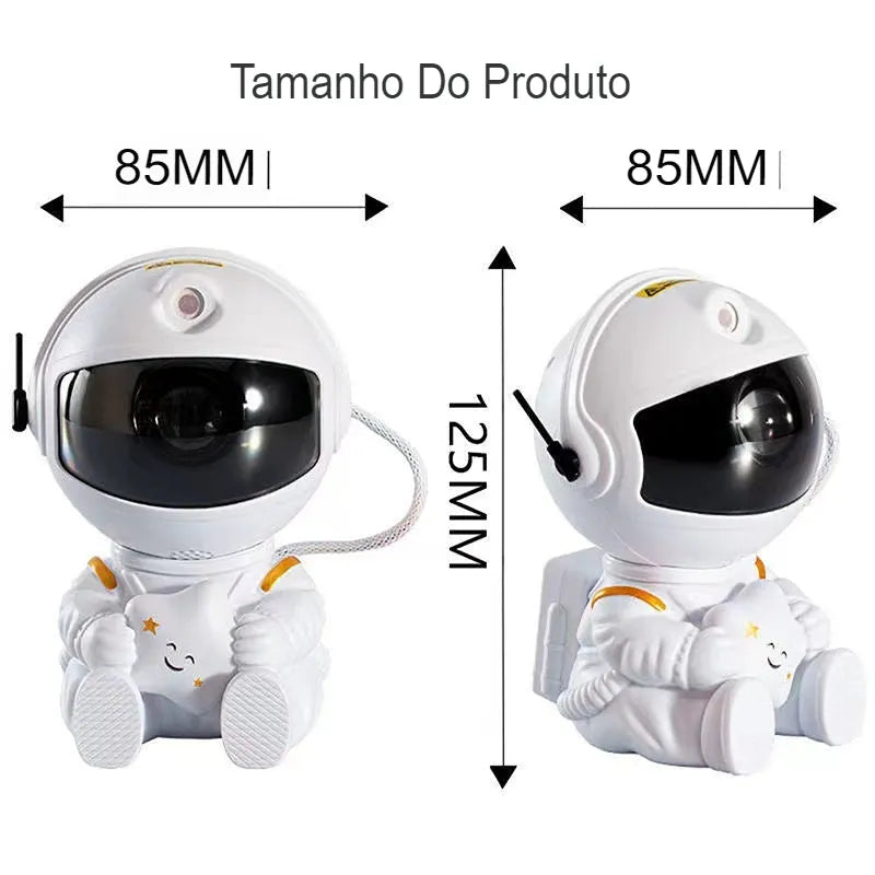Astronauta Projetor da Galáxia - Transforme Seu Quarto em um Céu Estrelado - Decora Byte