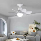 Ventilador de Teto 2 em 1 com Luminária LED e Controle Remoto