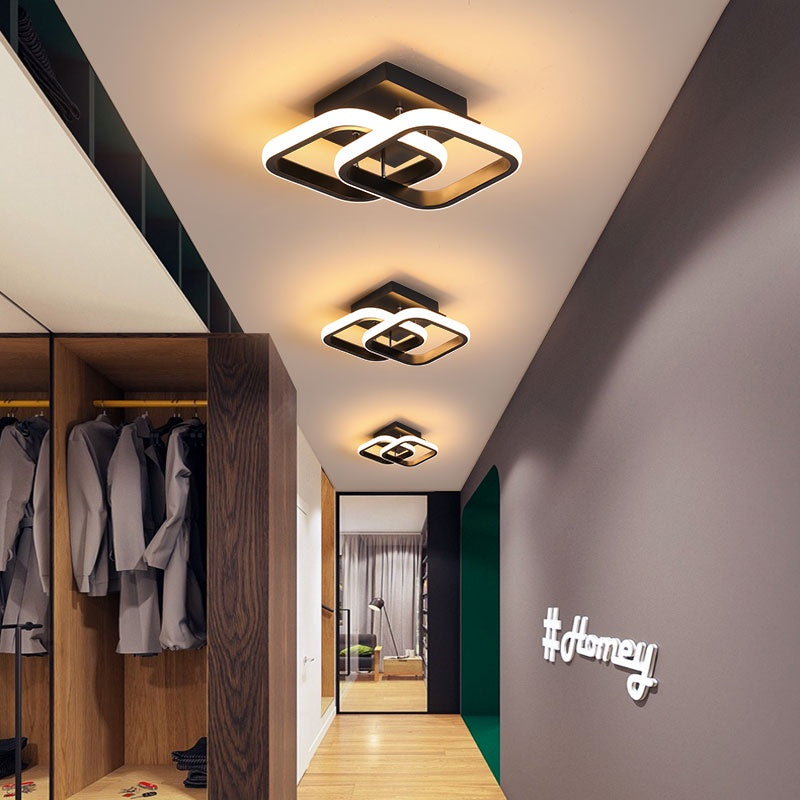 Lustre Para Sala Moderno em LED - Design Abstrato e Iluminação Eficiente para Ambientes Elegantes - Decora Byte