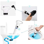 Desentupidor Elétrico para Vasos, Pias e Canos com Bateria Recarregável DrenaBlaster de Alta Pressão - Decora Byte