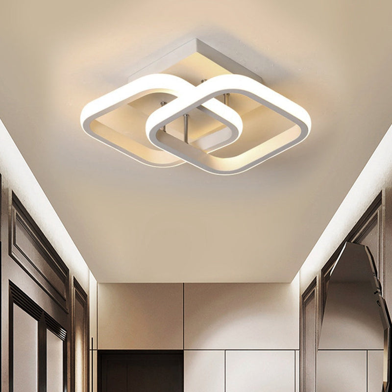 Lustre Para Sala Moderno em LED - Design Abstrato e Iluminação Eficiente para Ambientes Elegantes - Decora Byte