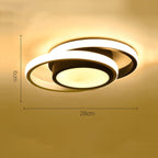 Lustre Para Sala Moderno em LED - Design Abstrato e Iluminação Eficiente para Ambientes Elegantes - Decora Byte