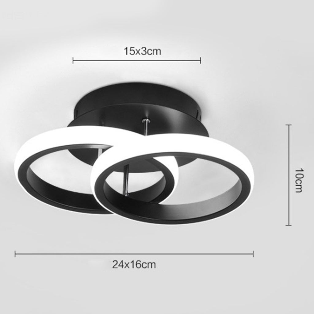 Lustre Para Sala Moderno em LED - Design Abstrato e Iluminação Eficiente para Ambientes Elegantes - Decora Byte