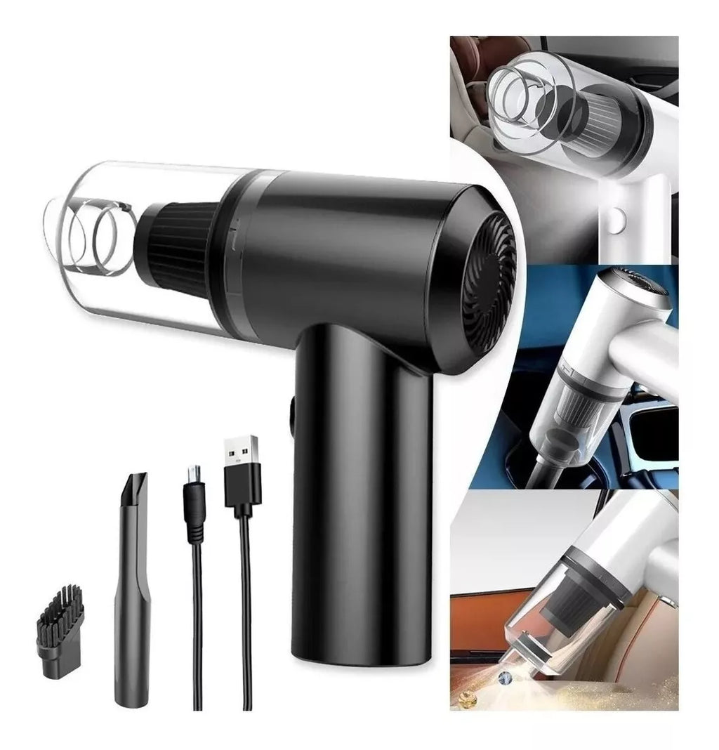 Aspirador Portátil Potente para Carros - Limpeza Fácil e Prática em Qualquer Lugar - Decora Byte