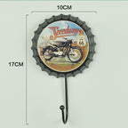 Gancho de Parede Retro Decorativo de Cerveja - Estilo Único para Organização e Decoração - Decora Byte