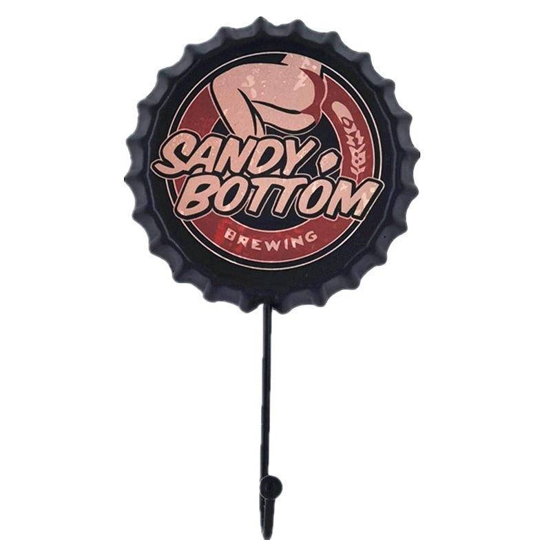 Gancho de Parede Retro Decorativo de Cerveja - Estilo Único para Organização e Decoração - Decora Byte