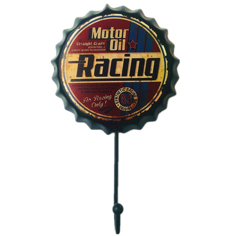 Gancho de Parede Retro Decorativo de Cerveja - Estilo Único para Organização e Decoração - Decora Byte