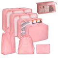 Kit 8 Bolsas Organizadoras à Prova D'Água para Viagem - Otimize o Espaço da Sua Mala com Praticidade - Decora Byte